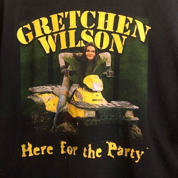 Gretchen Wilson “Here For The Party” Concert Tshirt Short Sleeve Graphic Size XL - Picture 2 of 4